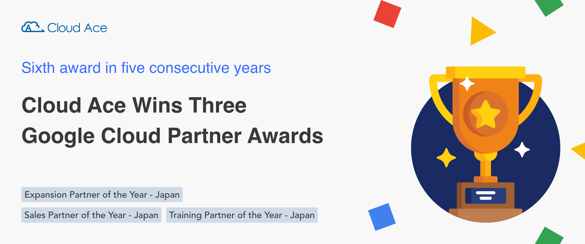 一舉囊括三大獎！Cloud Ace 連五年內第六度榮獲 Google Cloud 年度合作夥伴獎_文章內圖